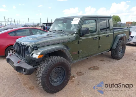 2021 Jeep Gladiator Rubicon 4X4 from USA, damaged, VIN 1C6JJTBG5ML571122